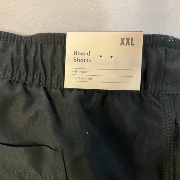 NWT GOODFELLOW Men's Midnight Black Bathing Suit Board Shorts Swimwear, sz XXL - Picture 9 of 12